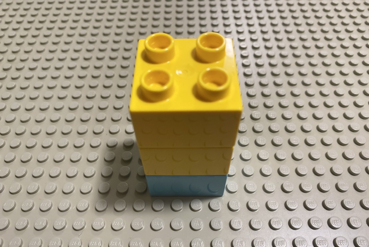 本家のレゴの基礎板とレゴデュプロ