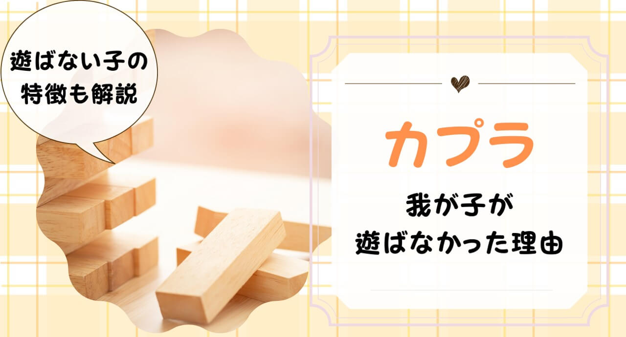 積み木 カプラ を遊ばない理由は 遊び方を教えると遊んでくれる トイペディア おもちゃサブスクで知育